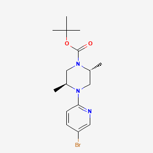 (2R,5S)-tert-Butyl 4-(5-bromopyridin-2-yl)-2,5-dimethylpiperazine-1-carboxylate