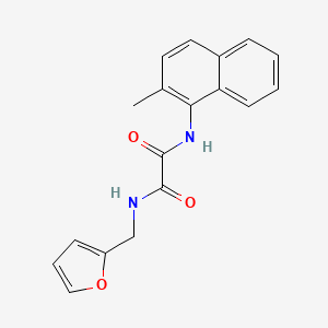 molecular formula C18H16N2O3 B8198924 N1-(furan-2-ylmethyl)-N2-(2-methylnaphthalen-1-yl)oxalamide 
