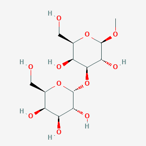 molecular formula C13H24O11 B8199076 Methyl 3-O-alpha-D-galactopyranosyl-beta-D-galactopyranoside 