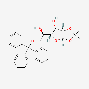 molecular formula C28H30O6 B8199090 1-O,2-O-Isopropylidene-6-O-trityl-alpha-D-glucofuranose 