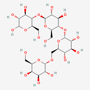 molecular formula C24H42O21 B8199103 Gal(a1-6)Glc(a1-4)Glc(b1-4)Glc 