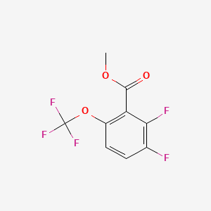 molecular formula C9H5F5O3 B8199136 Methyl 2,3-difluoro-6-(trifluoromethoxy)benzoate 