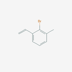 molecular formula C9H9Br B8199317 2-Bromo-1-methyl-3-vinylbenzene 