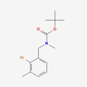 molecular formula C14H20BrNO2 B8199322 tert-Butyl 2-bromo-3-methylbenzyl(methyl)carbamate 