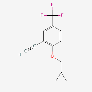 1-(Cyclopropylmethoxy)-2-ethynyl-4-(trifluoromethyl)benzene