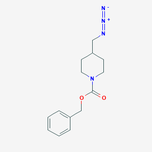 molecular formula C14H18N4O2 B8199461 Benzyl 4-(azidomethyl)piperidine-1-carboxylate 