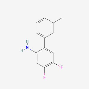 4,5-Difluoro-3'-methyl-[1,1'-biphenyl]-2-amine