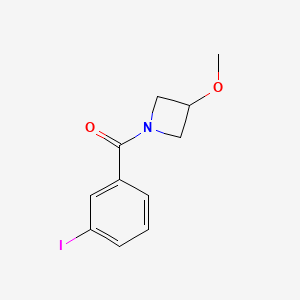 molecular formula C11H12INO2 B8199734 1-(3-Iodobenzoyl)-3-methoxyazetidine 
