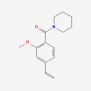 (2-Methoxy-4-vinylphenyl)(piperidin-1-yl)methanone