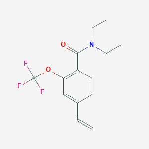 N,N-Diethyl-2-(trifluoromethoxy)-4-vinylbenzamide