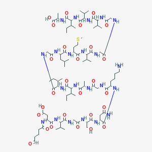 molecular formula C87H150N22O27S B8199838 H-Asp-ala-glu-phe-arg-his-asp-ser-gly-tyr-glu-val-his-his-gln-lys-leu-val-phe-phe-ala-glu-asp-val-gly-ser-asn-lys-gly-ala-ile-ile-gly-leu-met-val-gly-gly-val-val-ile-ala-OH 