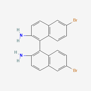 (S)-6,6'-Dibromo-[1,1'-binaphthalene]-2,2'-diamine
