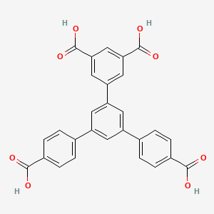 molecular formula C28H18O8 B8199999 5'-(4-Carboxyphenyl)-[1,1':3',1''-terphenyl]-3,4'',5-tricarboxylic acid 