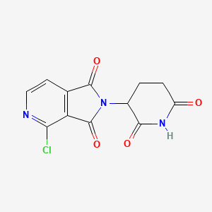 molecular formula C12H8ClN3O4 B8200048 4-Chloro-2-(2,6-dioxopiperidin-3-yl)-1h-pyrrolo[3,4-c]pyridine-1,3(2h)-dione 