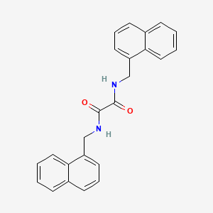 molecular formula C24H20N2O2 B8200065 N1,N2-bis(1-naphthalenylmethyl)ethanediamide 