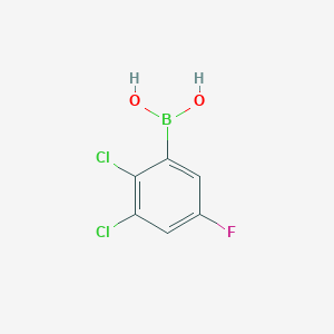 molecular formula C6H4BCl2FO2 B8200177 (2,3-Dichloro-5-fluorophenyl)boronic acid 