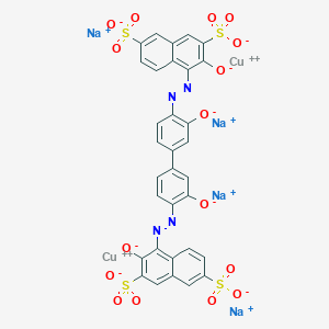 molecular formula C32H14Cu2N4Na4O16S4 B082002 活性蓝 80 CAS No. 12222-00-3