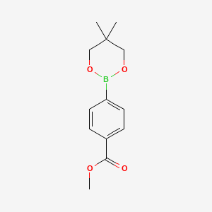 molecular formula C13H17BO4 B8200220 4-(5,5-二甲基-1,3,2-二氧杂硼环-2-基)苯甲酸甲酯 