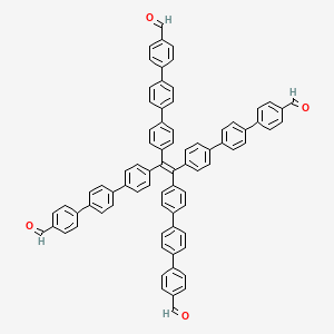 molecular formula C78H52O4 B8200455 4'',4''''',4'''''''',4'''''''''''-(乙烯-1,1,2,2-四酰基)四([1,1':4',1''-联苯]-4-甲醛)) 