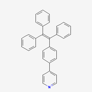 molecular formula C31H23N B8200509 4-(4-(1,2,2-Triphenylvinyl)phenyl)pyridine 