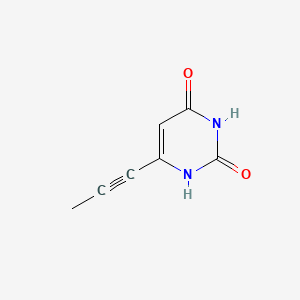 molecular formula C7H6N2O2 B8200518 6-(Prop-1-yn-1-yl)pyrimidine-2,4(1H,3H)-dione 