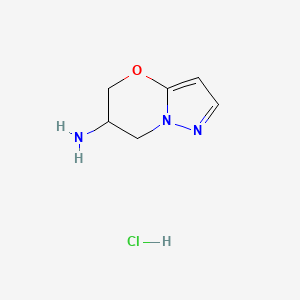 6,7-Dihydro-5H-pyrazolo[5,1-b][1,3]oxazin-6-amine hydrochloride