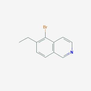 molecular formula C11H10BrN B8200667 5-溴-6-乙基异喹啉 CAS No. 679433-93-3