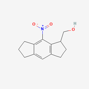 (8-Nitro-1,2,3,5,6,7-hexahydro-s-indacen-1-yl)methanol