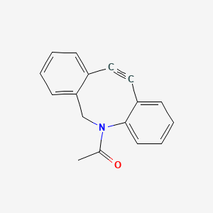 molecular formula C17H13NO B8200790 1-(11,12-Didehydrodibenz[b,f]azocin-5(6H)-yl)ethanone 