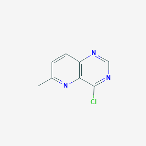 molecular formula C8H6ClN3 B8200805 4-Chloro-6-methylpyrido[3,2-D]pyrimidine 