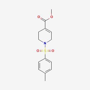 molecular formula C14H17NO4S B8200871 Methyl 1-tosyl-1,2,3,6-tetrahydropyridine-4-carboxylate 