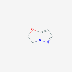 molecular formula C6H8N2O B8200885 2-Methyl-2,3-dihydropyrazolo[5,1-b]oxazole 