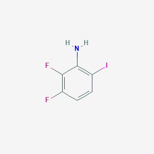 molecular formula C6H4F2IN B8200908 2,3-Difluoro-6-iodoaniline 