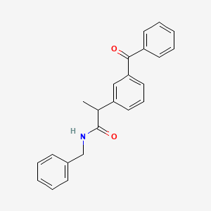 2-(3-Benzoylphenyl)-N-benzylpropanamide