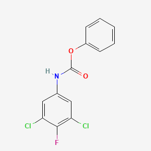 molecular formula C13H8Cl2FNO2 B8200979 Phenyl 3,5-dichloro-4-fluorophenylcarbamate 