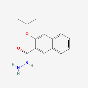 molecular formula C14H16N2O2 B8201014 3-Isopropoxy-2-naphthohydrazide 