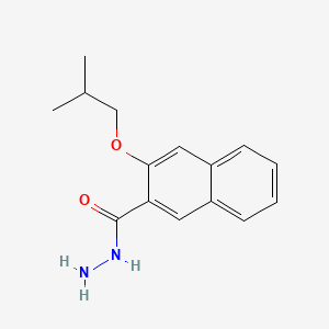 molecular formula C15H18N2O2 B8201029 3-Isobutoxy-2-naphthohydrazide 
