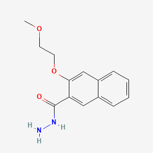 molecular formula C14H16N2O3 B8201050 3-(2-Methoxyethoxy)-2-naphthohydrazide 