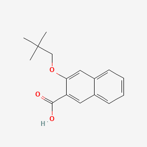 molecular formula C16H18O3 B8201067 3-(Neopentyloxy)-2-naphthoic acid 
