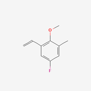 molecular formula C10H11FO B8201167 5-Fluoro-2-methoxy-1-methyl-3-vinylbenzene 