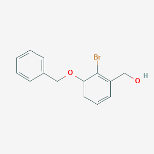(3-(Benzyloxy)-2-bromophenyl)methanol