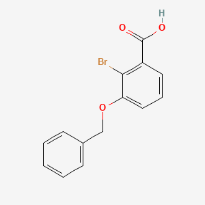 molecular formula C14H11BrO3 B8201351 3-(Benzyloxy)-2-bromobenzoic acid 