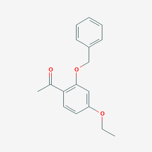 molecular formula C17H18O3 B8201361 1-(2-(Benzyloxy)-4-ethoxyphenyl)ethanone 