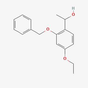 molecular formula C17H20O3 B8201362 1-(2-(Benzyloxy)-4-ethoxyphenyl)ethanol 
