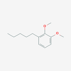 molecular formula C13H20O2 B8201480 3-Pentyl-1,2-dimethoxy benzene 