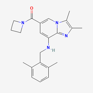 molecular formula C22H26N4O B8201583 扎斯塔普兰 CAS No. 2133852-18-1