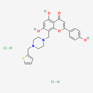 molecular formula C25H26Cl2N2O5S B8201607 PARP1-IN-5 (dihydrochloride) 