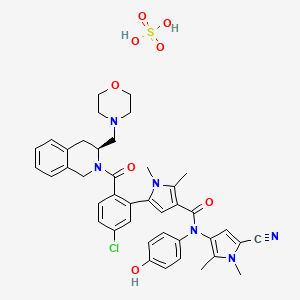 molecular formula C41H43ClN6O8S B8201670 S65487 (sulfate) 