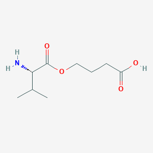 molecular formula C9H17NO4 B8201681 Valiloxibic acid CAS No. 238401-16-6