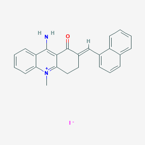 molecular formula C25H21IN2O B8201699 A|A/tau aggregation-IN-1 
